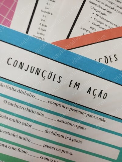 Conjunções em Ação