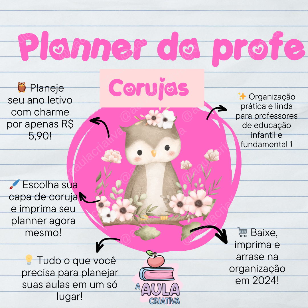 Planner da Profe - Corujinhas