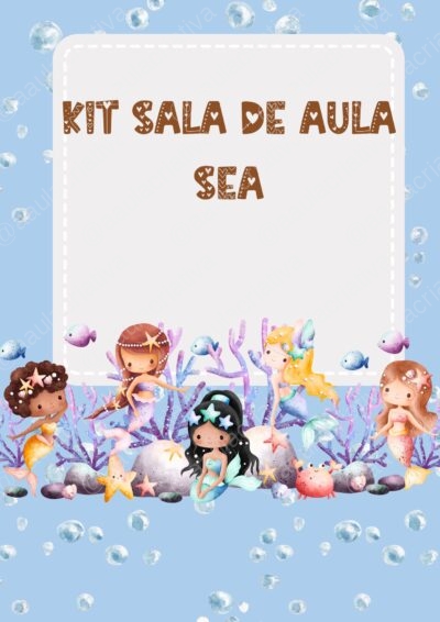 Kit Sala de Aula - Fundo do Mar