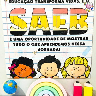 Painel Saeb e Lembrancinhas